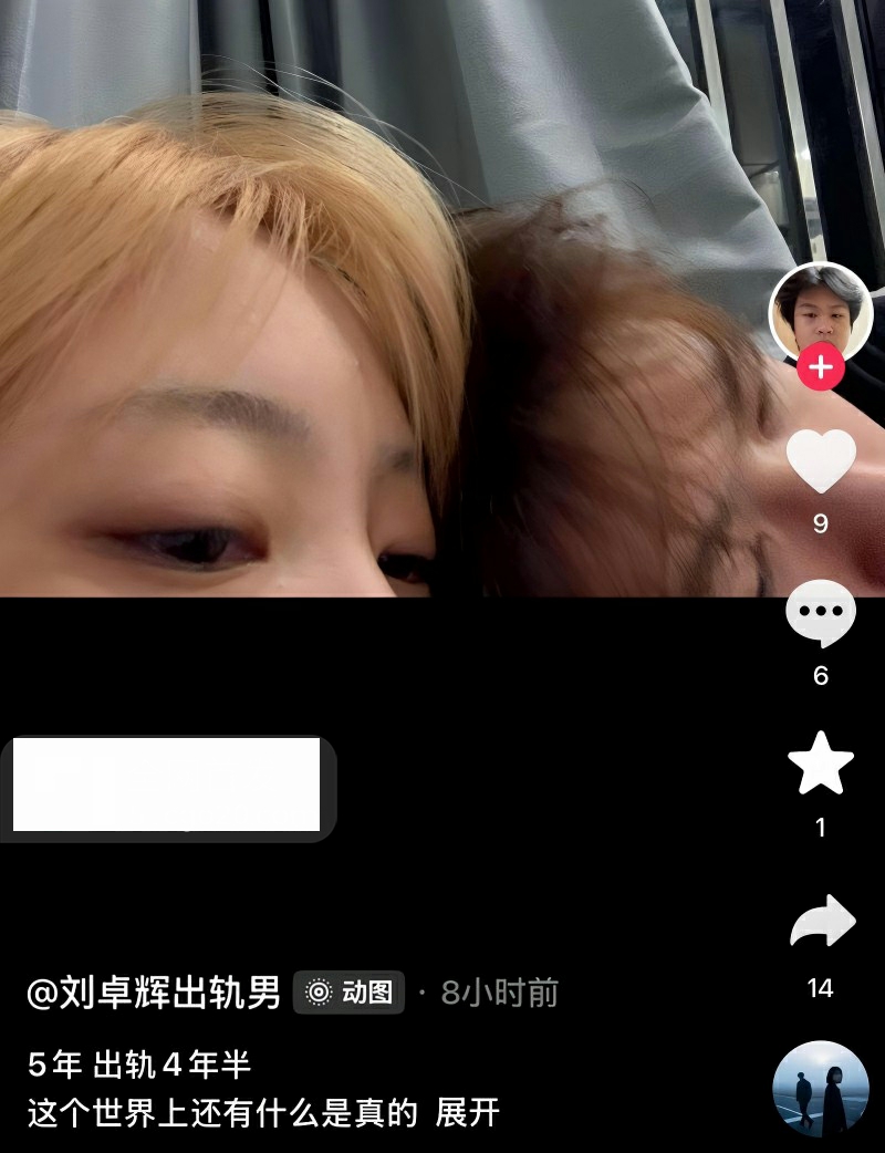 广西渣男 刘卓辉 与女友同居5年出轨4年半 8
